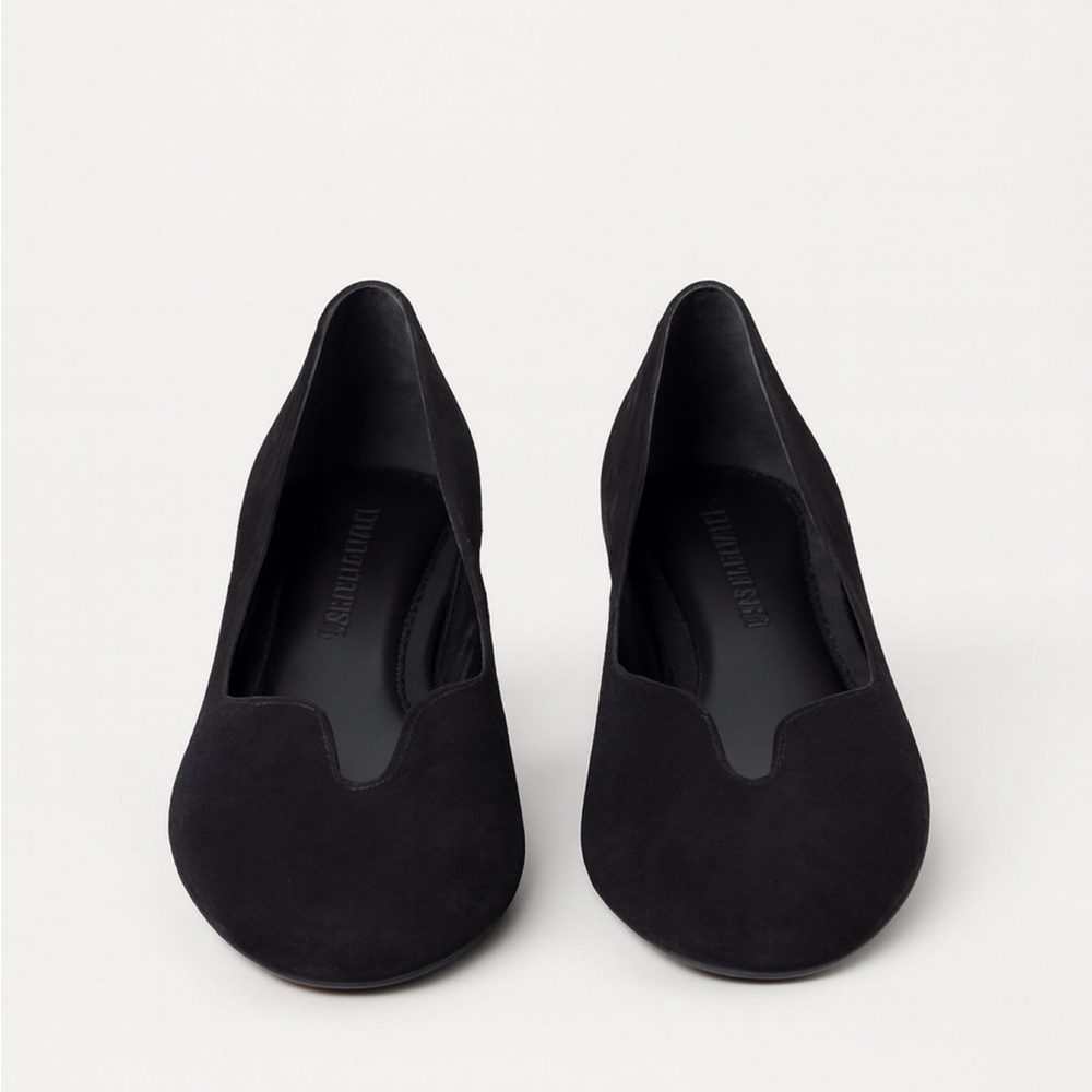 Rebecca Allen The Notch ballet flats in black suede - Picture 2 of 5